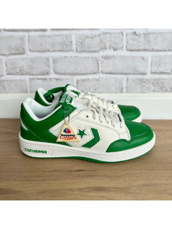 ⭐Converse Weapon OX Low Green White Size 8.5 Men\'s Shoes Sneakers A11957C main image 8